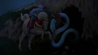 The Lair of the White Worm (1988) - Weird Airplane Nightmare Scene