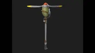 PROPELLER AXE (Rare) 3 D MODEL + sound full hd.