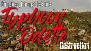 Actual Footage Super Typhoon RAI (Odette) hits San Jose Dinagat Islands #odette #aftermath