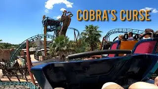Cobra's Curse | Busch Gardens Tampa | Front Seat POV | 2023