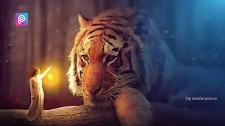 Picsart Editing Tutorial | Big Cat Manipulation Photo | fantasy PicsArt Editing Tutorial