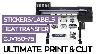 CJV150-75 Printer Cutter - Stickers / Labels / Heat Transfer