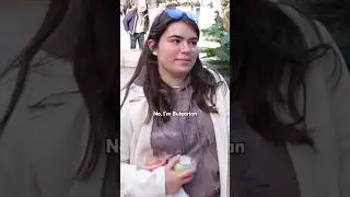 When a Bulgarian girl does a language challenge