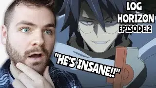 HE'S ON ANOTHER LEVEL!!! | Log Horizon - Episode 2 | ANIME REACTION!