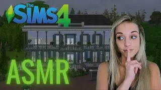 ASMR gaming - The Sims 4 - mansion decor FINALE ~ outdoor spaces - soft spoken, typing, rambling