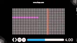 Audio sequencer hackday project based on multitouch software Snowflake