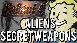 Fallout 4 ALIENS CONCEPT ART AND SECRET WEAPONS?!