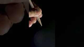 Writing With Pencil In Closeup Macro