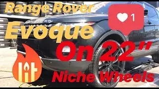 RANGE ROVER EVOQUE ON SOME 22 INCH NICHE WHEELS! WHEEL DEALS!