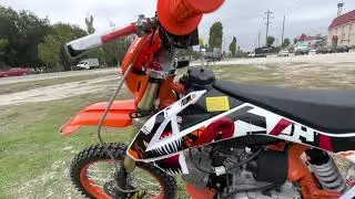 Питбайк VENOM ZX-125E с электро стартером на колесах 17/14