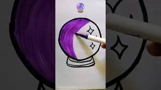 Satisfying colouring🔮#art #coloring #satisfying #drawing #shorts #trending