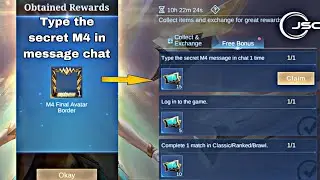 Type The Secret M4 Message In Chat 1 Time | Johnlloyd S Cerilles