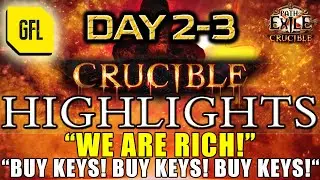 Path of Exile 3.21: CRUCIBLE DAY # 2-3 Highlights 