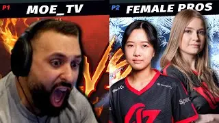 WHO WINS?!? MOETV VS FEMALE CSGO PROS