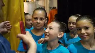 Школа  танца " Ультрамарин"  за кулисами.