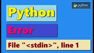 Learn Python - syntax error -  File stdin, line 1 | syntax errors | Highblix
