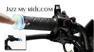 Speedwav Stylish Bike Handle Grip Edge BLUE LED Light
