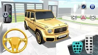 New Mercedes G63 Golden SUV in Ocean Villa - 3D Driving Class 2026 Android Gameplay _ Car Games