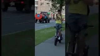 А это безопасный способ перемещения? Вдруг не заметил бы машину