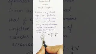 #Surface Areas & Volumes#CBSE Class 10#Ncert Exemplar #Session 2022-23#short#shorts
