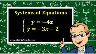 Solving Systems of Equations - Equal Values Method (Part 1)| Expressions & Equations | Grade 8