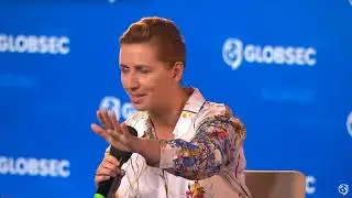 Mette Frederiksen til GLOBSEC 2024 - Endnu engang viser Mette F, at hun er DKS største krigslakaj