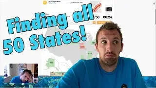 Sporcle: Finding all 50 US States No Outline Challenge!