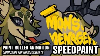 Paint Roller Animation SPEEDPAINT