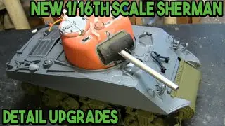 New 1/16th scale M4A3 Sherman tank detail upgrade parts