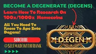 Unlock Memecoin Secrets ꟾ Become a 100x Profit Master ꟾ Degens Guides