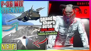 F-35 JET hat STEALTH MODE, LAZER & ORBI NERF + 25 ÄNDERUNGEN vom DLC! | GTA 5 Online Update News