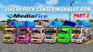 LIVERY MOD CANTER MUKHLAS V2 PART 3 | MOD BUSSID TERBARU MEDIAFIRE NO PASSWORD