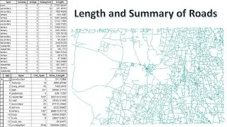 Calculate road length - ArcGIS