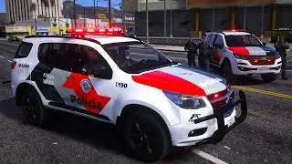 ENQUADRO + CONFRONTO! FORÇA TÁTICA PMESP | GTA 5 POLICIAL