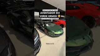 Lamborghini AVENTADOR SVJ Verde Ermes! 🤯