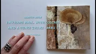 Envelope book with collage and a fungi theme - Part 1
