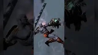 Kratos beats the hell out of Hercules -God Of War 3 