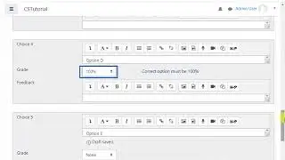 Step by step creating quiz in Moodle