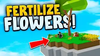 how to Fertilize Flowers In Roblox Islands (Skyblock)