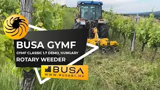 BUSA GYMF Classic 1.7 Rotary weeder - demo, Hungary