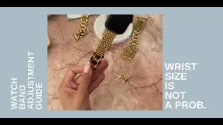 Watch Band Adjustment Guide