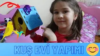 Nehir ile Kuş Evi Yaptık,Kuş Evi Nasıl Yapılır,Eğlenceli Çocuk Videosu