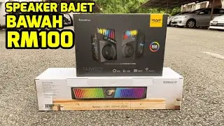 Speaker mampu milik bajet RM 100 ke bawah | Sonicgear iox Bar-3 | Armaggeddon Lumo 2 RGB
