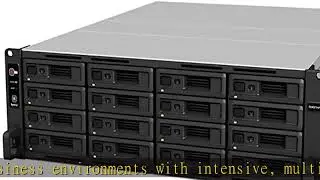 Synology RackStation RS4021xs+ NAS Server with Xeon 2.1GHz CPU, 64GB Memory, 288TB HDD Storage, 2 x