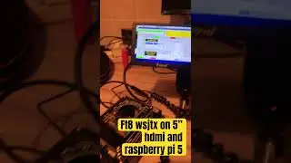 raspberry pi portable mini hdmi screen and amateur radio