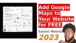 How To Add Google Map Direction With Address To Your Website - FREE, Easiest, Fastest Method (2023)