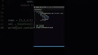 Contains Duplicate 🌟 | Leet Code | #programming #python
