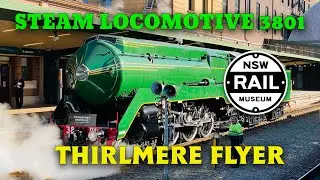 Steam Locomotive 3801 - Thirlmere Flyer Tour - Central Station, 6th November 2022