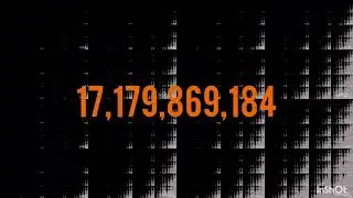 Binary Numbers Counting 0-255 on 1 decillion times