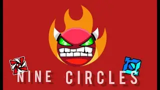 Прошёл Hard demon Nine circles в geometry dash